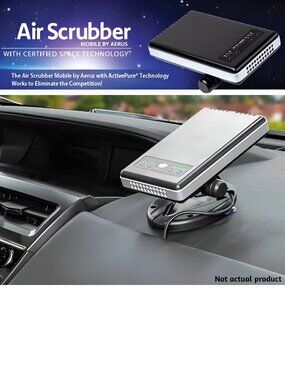 Aerus Mobile Air Scrubber, Portable Air Purifier with Certified Space Technology